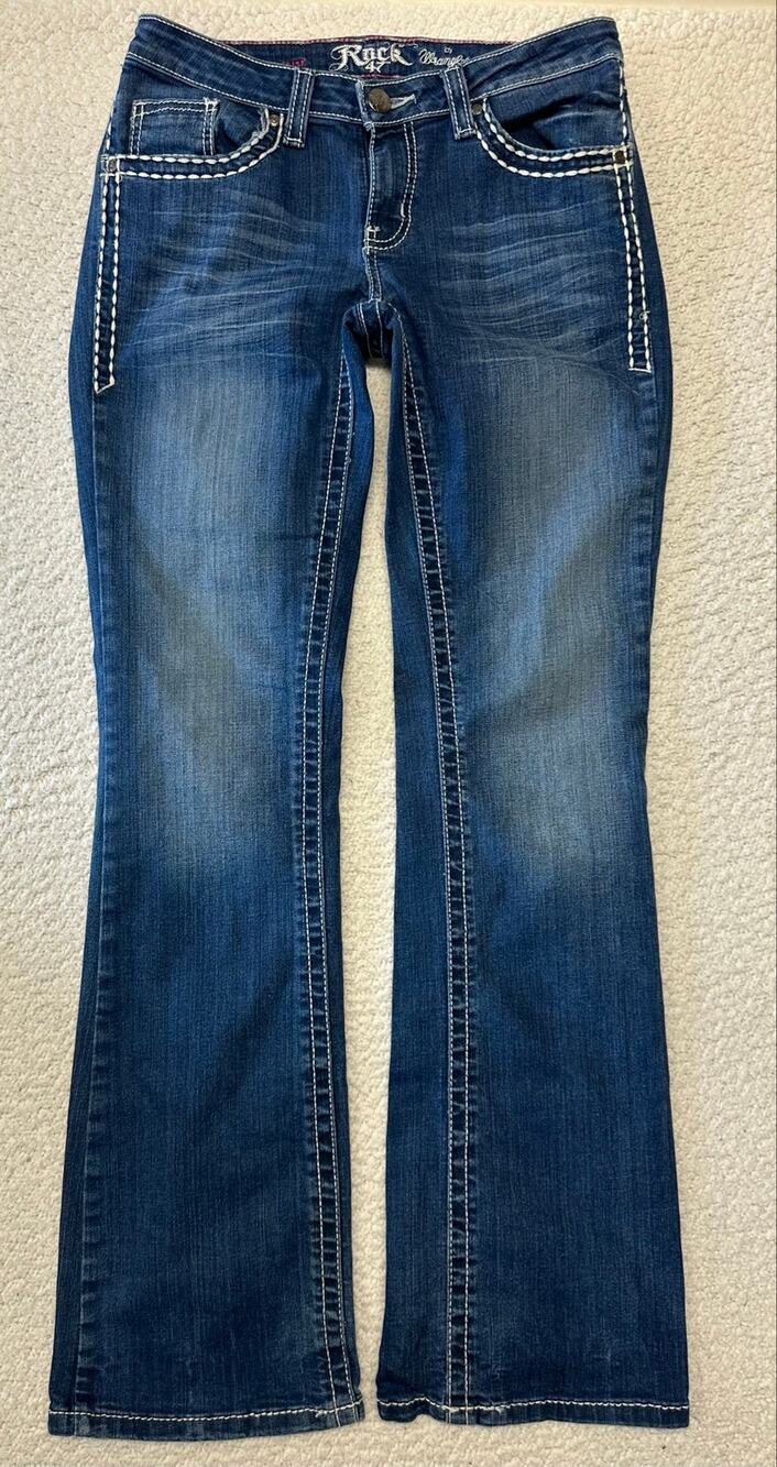 Rock 47 by Wrangler Womens Bootcut Jeans Size 30